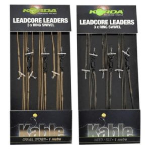 Korda Leadcore Leader Ring Swivel 1m – D