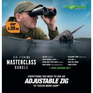 Korda Zig Kit Bundle (option for foam colour, free ziggers sample & FREE postage)
