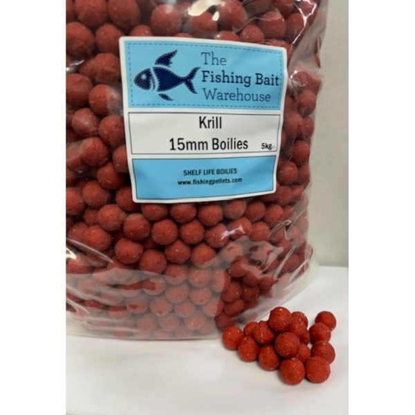 Krill Boilies 15mm Shelf Life 5kg
