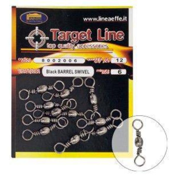 Lineaeffe | Black Barrel Swivel