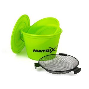 Matrix | Bucket Set Inc. Tray And Riddle | Lime