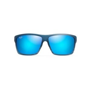 Maui Jim Alenuihaha Blue Black Stripe Blue Hawaii Superthin Glass