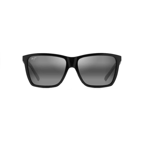 Maui Jim Cruzem Gloss Black Neutral Grey Superthin Glass