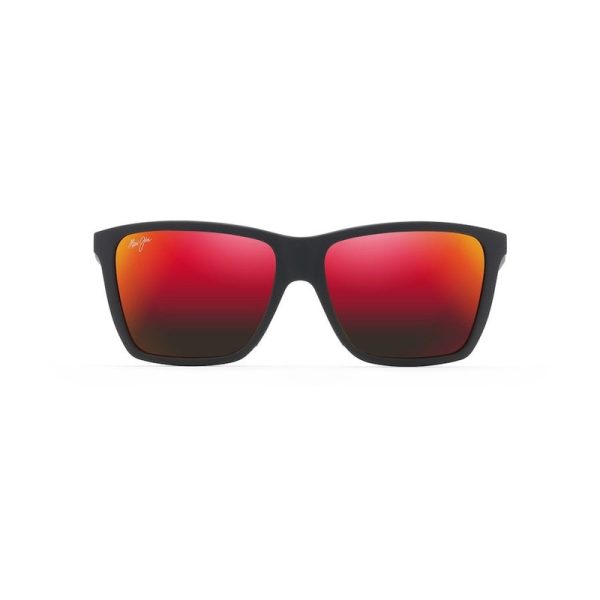 Maui Jim Cruzem Matte Black Hawaii Lava Superthin Glass