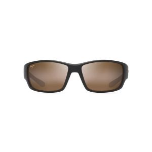 Maui Jim Local Kine Matte Transparnet Brown With Tan & Cream Hcl Bronze Superthin Glass