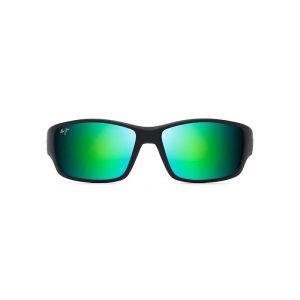 Maui Jim Local Kine Soft Black With Dark Transparent Green & Light Transparent Grey Mauigreen Superthin Glass