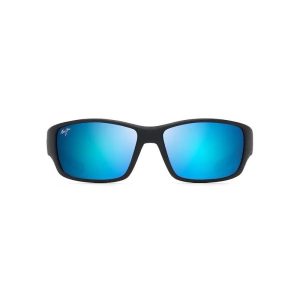 Maui Jim Local Kine Soft Black With Sea Blue & Grey Blue Hawaii Superthin Glass