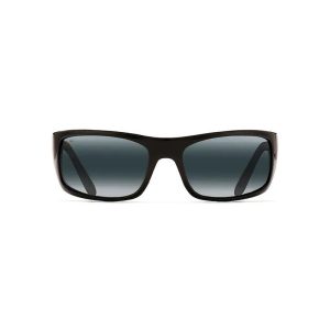 Maui Jim Peahi Gloss Black Neutral Grey Superthin Glass