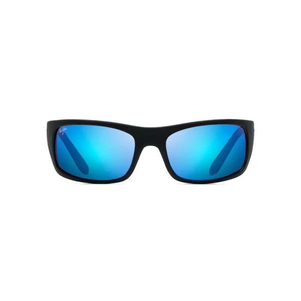 Maui Jim Peahi Matte Black Blue Hawaii Superthin Glass