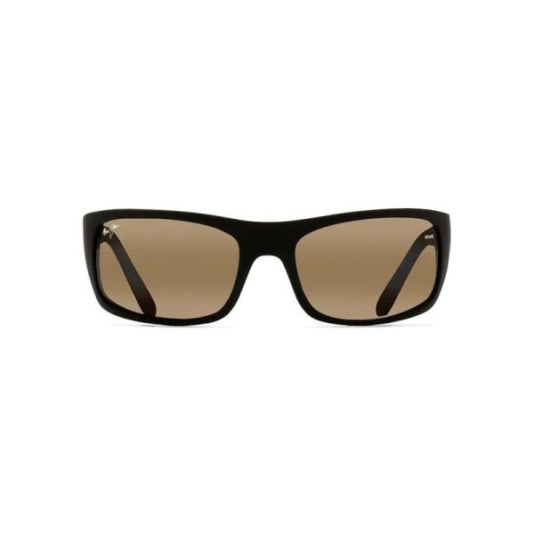 Maui Jim Peahi Matte Black Hcl Bronze Superthin Glass