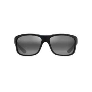Maui Jim Southern Cross Soft Black With Sea Blue & Grey Neutral Grey Superthin Glass
