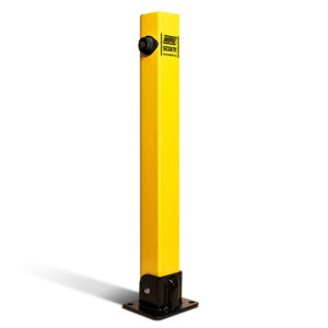 Maypole | Square Fold Down Security Post With Integral Top Lock