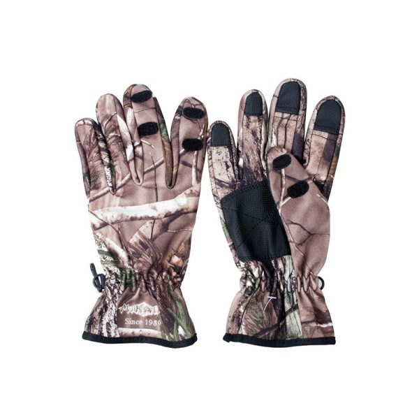 Mikado Angling Gloves – Camouflage