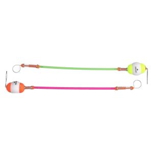 Mikado | Bait Indicator | Hanger Styrofoam With Pipe | 25cm | Red And Yellow | Size L