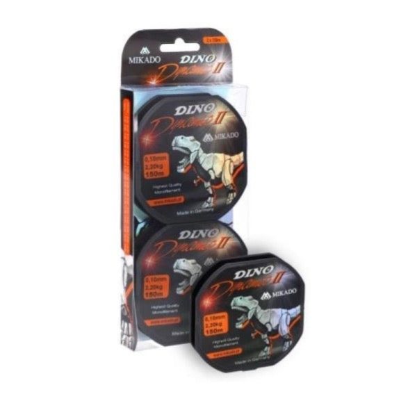 Mikado Dino Dynamic II Fishing Line (2 Spools of 150m)