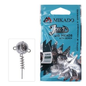 Mikado | Lead Head | Jaws With Screw | 3pcs