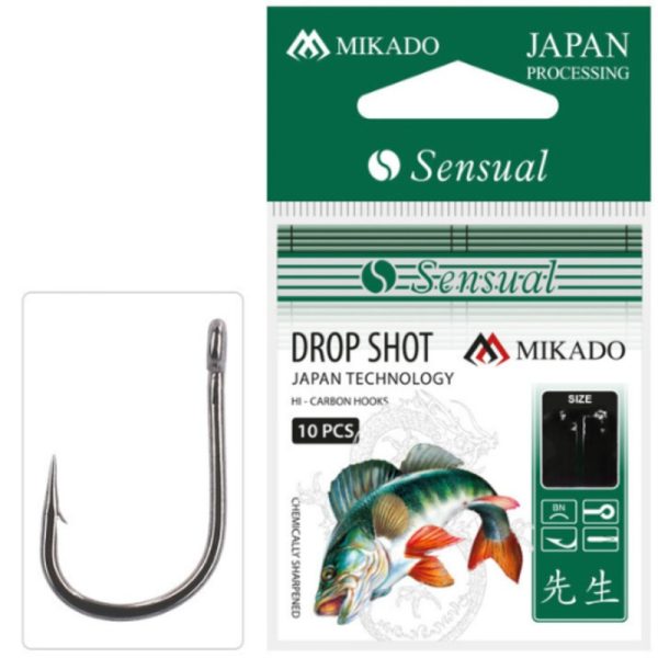 Mikado | Sensual Drop Shot Hook | 10pcs