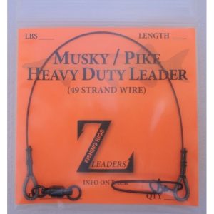 MUSKY/PIKE 49-STRAND STRANDED WIRE LEADERS