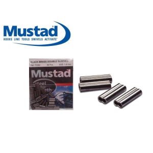 Mustad | Black Brass Sleeve | Double