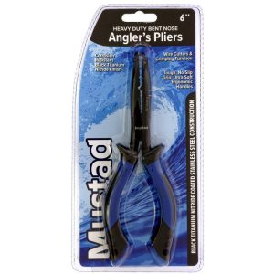 Mustad Heavy Duty Bent Nose Anglers Pliers 6″