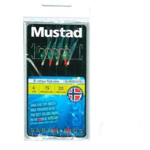 Mustad Sabiki Jigs Bi-Colour Fish Skin
