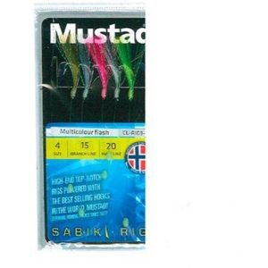 Mustad Sabiki Jigs – Multicolour Flash Rig