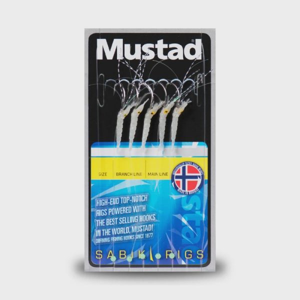 Mustad Sabiki Mini Shrimp Rig Green Glow SZ4