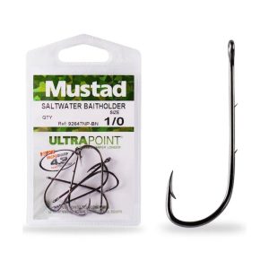 Mustad Saltwater Baitholder Hooks [92647NP-BN]
