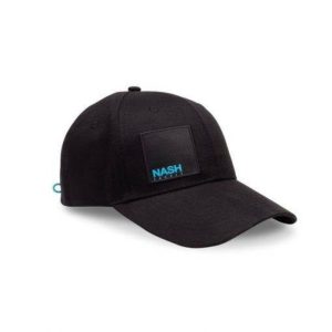 Nash Square Print Baseball Cap Black