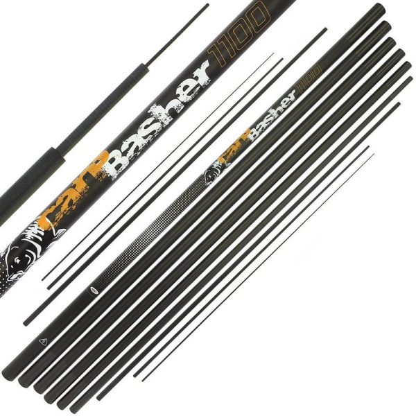 NGT Carp Basher – 11m Carbon Carp Pole with Spare Top 3