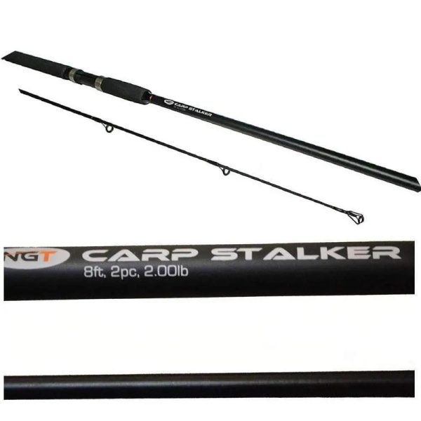NGT Carp Stalker 8ft Black Rod
