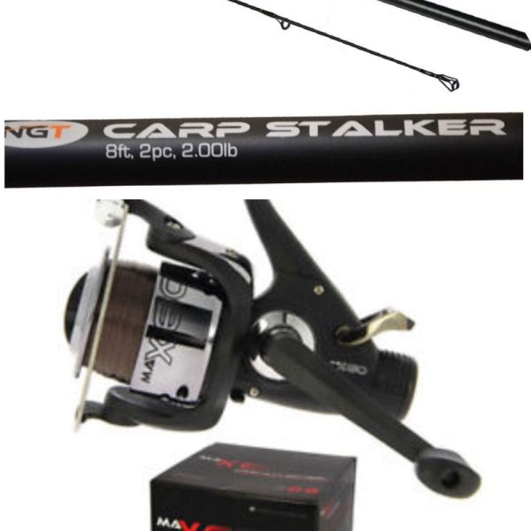NGT Carp Stalker Black Combo
