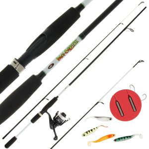 NGT Drop Shot Combo – 7ft, 2pc Rod, Reel and Accessory Set (Carbon)