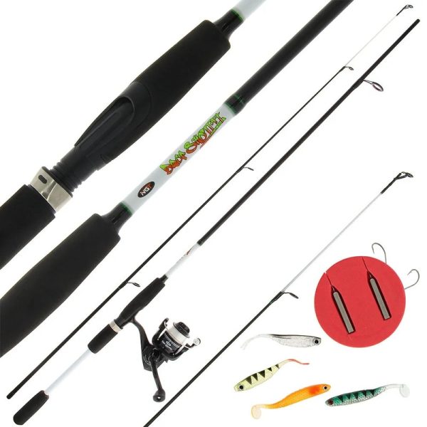 NGT Drop Shot Combo – 7ft, 2pc Rod, Reel and Accessory Set (Carbon)