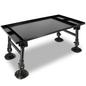 NGT Dynamic Bivvy Table – 5 Section Aluminium with Adjustable Legs