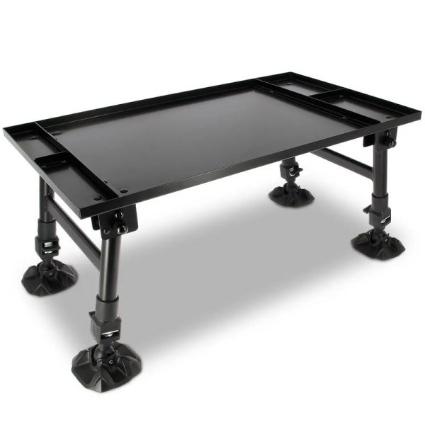NGT Dynamic Bivvy Table – 5 Section Aluminium with Adjustable Legs