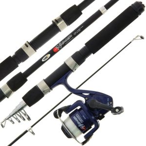 NGT Namazu Telescopic Combo – Mini 5ft Travel Telescopic Rod & Reel (Glass)