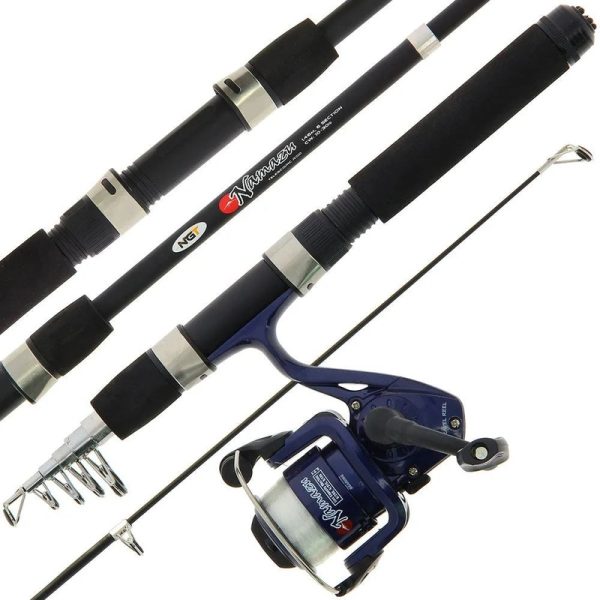 NGT Namazu Telescopic Combo – Mini 5ft Travel Telescopic Rod & Reel (Glass)