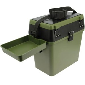 NGT Session Seat Box – With Side Tray and Shoulder Strap (GRN)