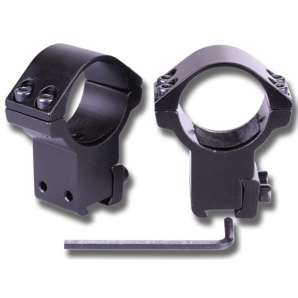 Nikko Stirling | Rifle Scope Mounts | 2pce | 30mm Tube Dovetail