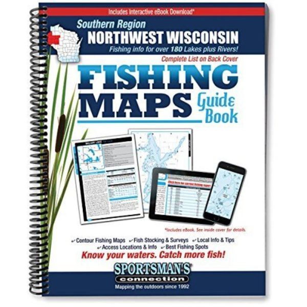 Northwest WI Fishing Map Guide Book