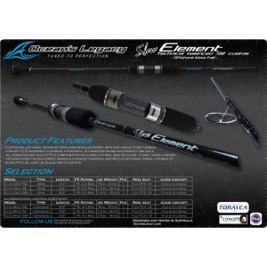 Oceans Legacy Slow Element Overhead Jigging Rod