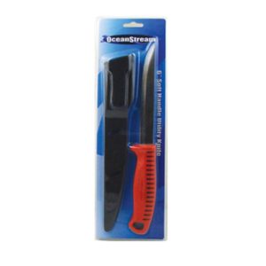 Oceanstream 6′ Utility Knife Red With Sheath