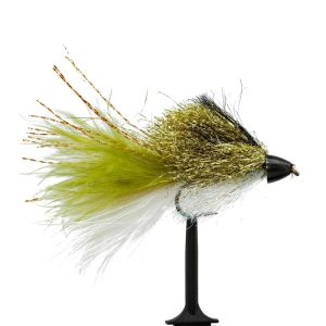 Olive/ White Sparkle Minnow