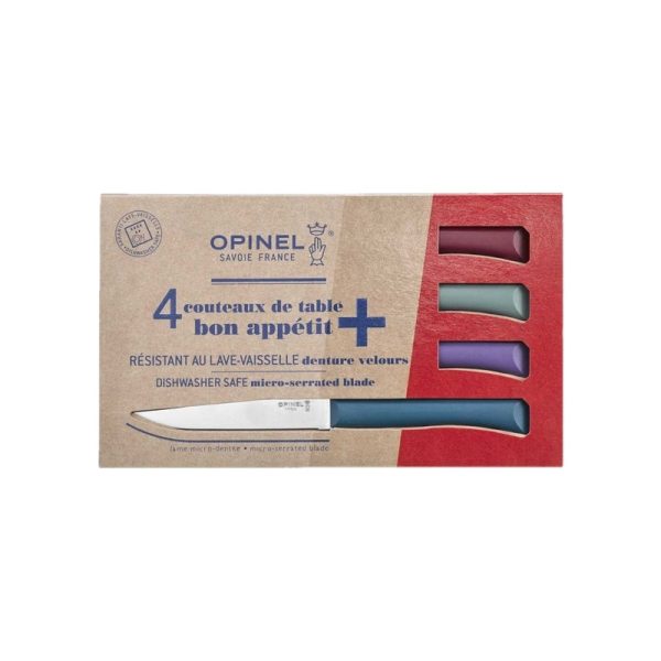 Opinel Bon Appetit+ Steak knife Polymer – Set of 4
