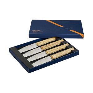 Opinel Facette Ash 4-Pce Table Knife Set