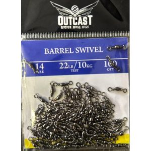 Outcast Barrel Swivel #14 (qty:100)
