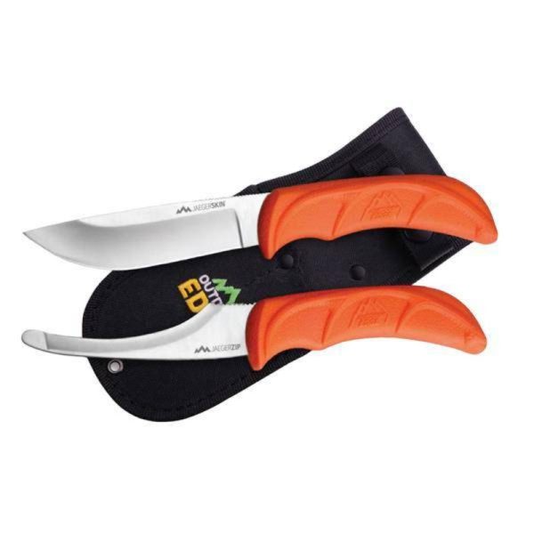 Outdoor Edge | Jaegerpair | Skinning & Gutting Knife Combo with Sheath | Fixed Blade