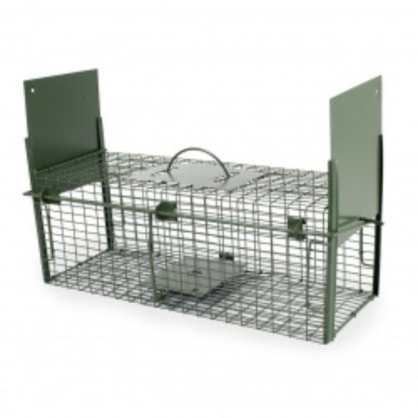 Oversized Mink Cage Trap. Double Entry