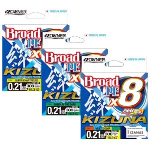 Owner Kizuna Pe X8 Braid Broad 300yds